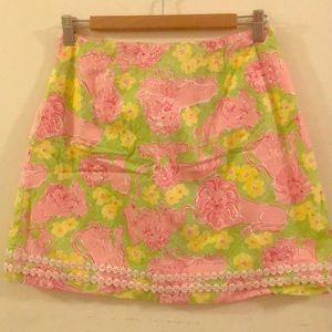 Lilly Pulitzer skirt with back pocket!!!